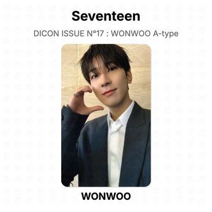Seventeen DICON ISSUE N°17 : WONWOO A-type Official Photocard