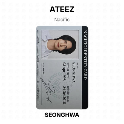 ATEEZ Nacific Official Photocard