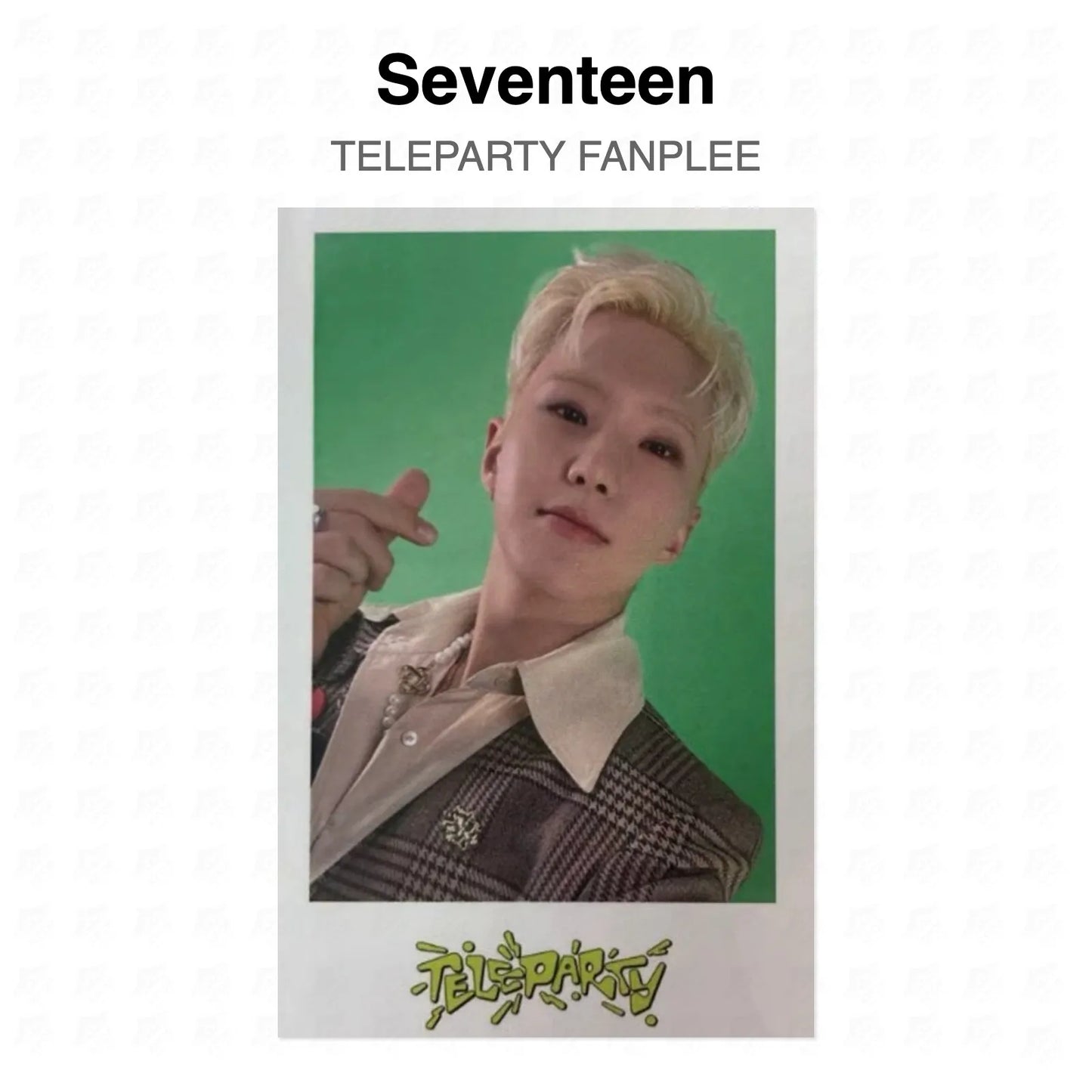 Seventeen TELEPARTY FANPLEE Official Photocard
