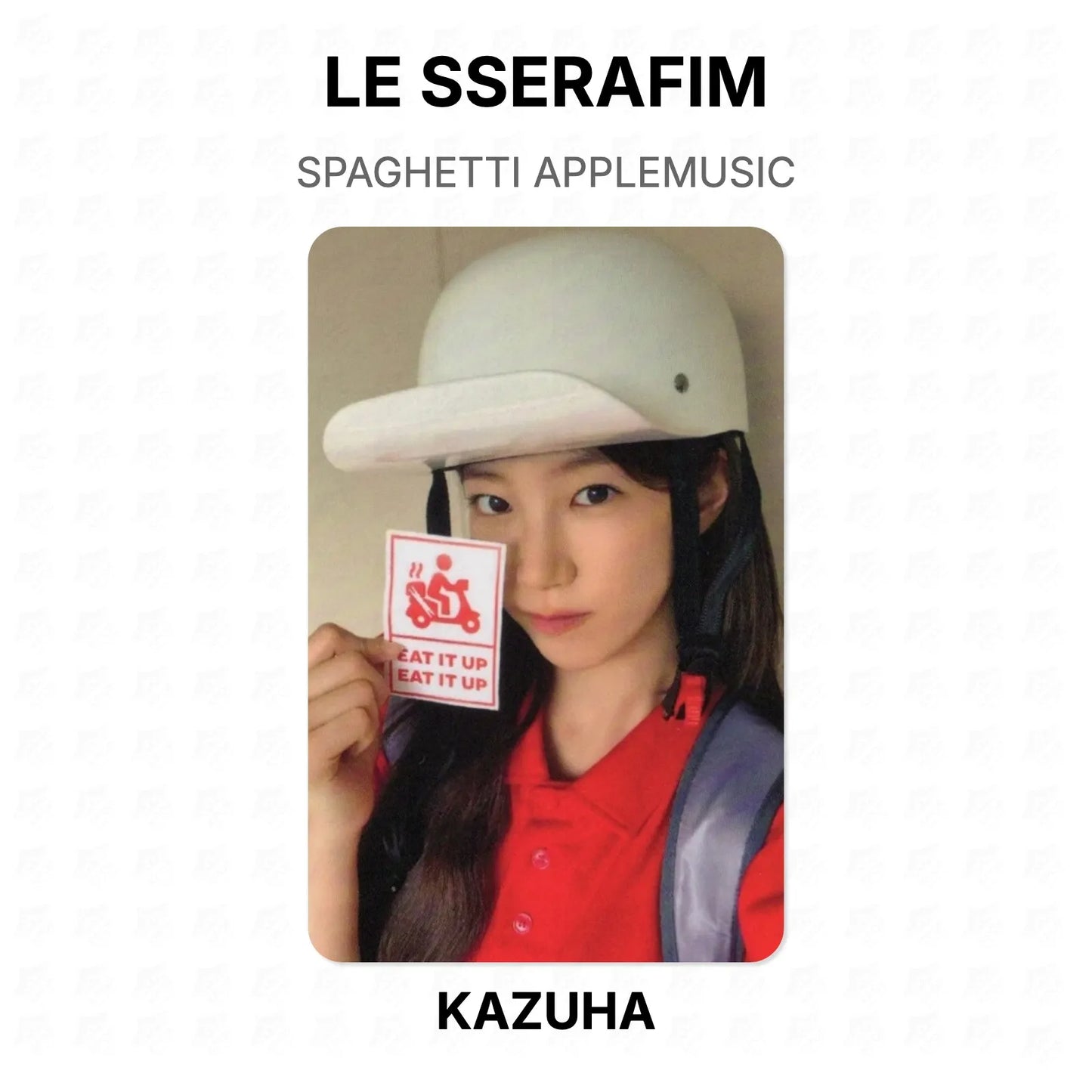 LE SSERAFIM SPAGHETTI APPLEMUSIC Official Photocard