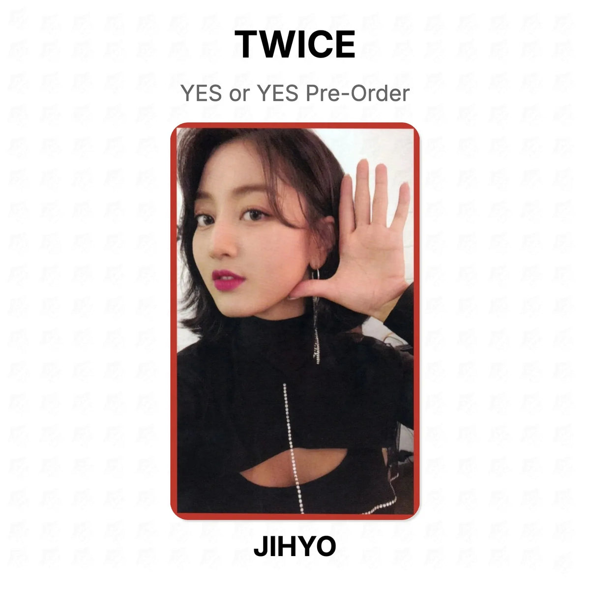 TWICE YES or YES Pre-Order Official Photocard