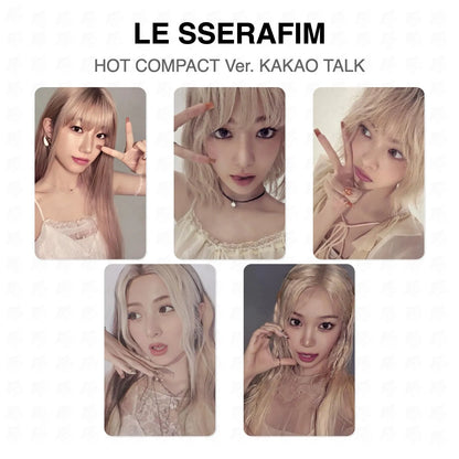 LE SSERAFIM HOT COMPACT Ver. KAKAO TALK Official Photocard