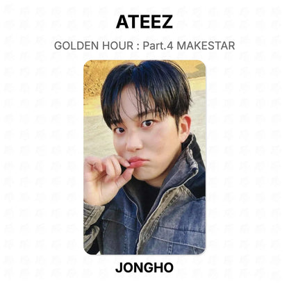 ATEEZ GOLDEN HOUR : Part.4 MAKESTAR Official Photocard