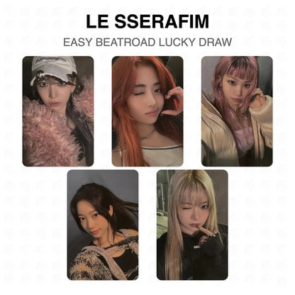 LE SSERAFIM EASY BEATROAD LUCKY DRAW Official Photocard