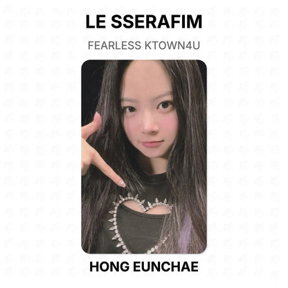 LE SSERAFIM FEARLESS KTOWN4U Official Photocard