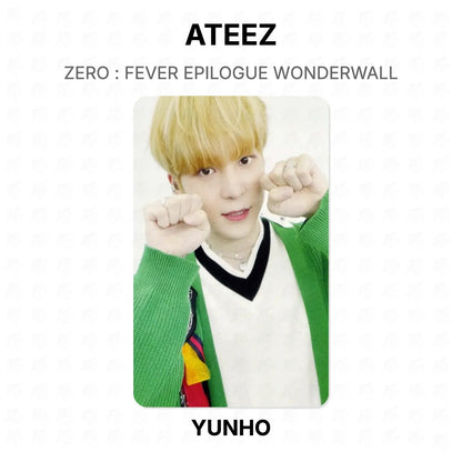 ATEEZ ZERO : FEVER EPILOGUE WONDERWALL Official Photocard
