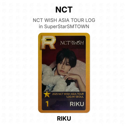 NCT WISH ASIA TOUR LOG in SuperStarSMTOWN Official Photocard