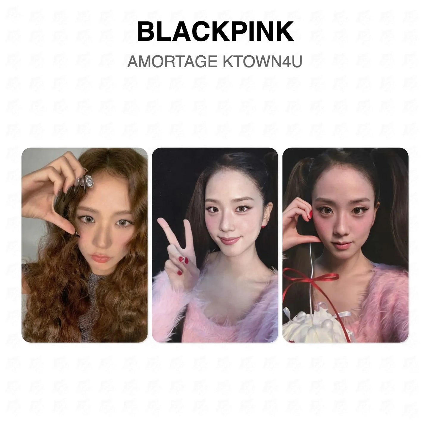 BLACKPINK AMORTAGE KTOWN4U Official Photocard