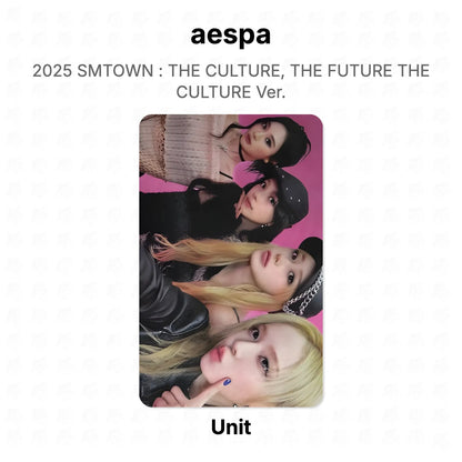 aespa 2025 SMTOWN : THE CULTURE, THE FUTURE THE CULTURE Ver. Official Photocard
