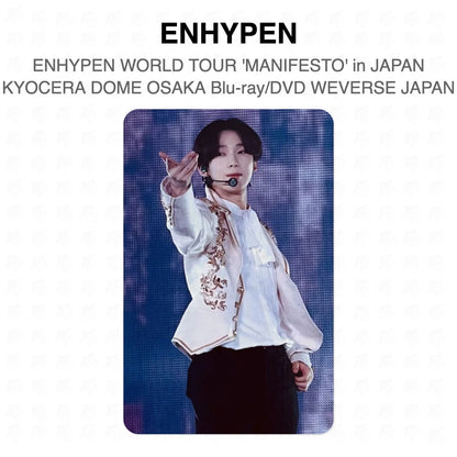 ENHYPEN WORLD TOUR 'MANIFESTO' in JAPAN KYOCERA DOME OSAKA Blu-ray/DVD WEVERSE JAPAN Official Photocard