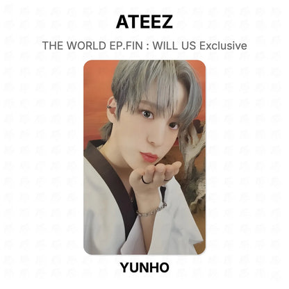 ATEEZ THE WORLD EP.FIN : WILL US Exclusive Official Photocard