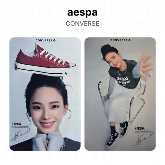 aespa CONVERSE Official Photocard