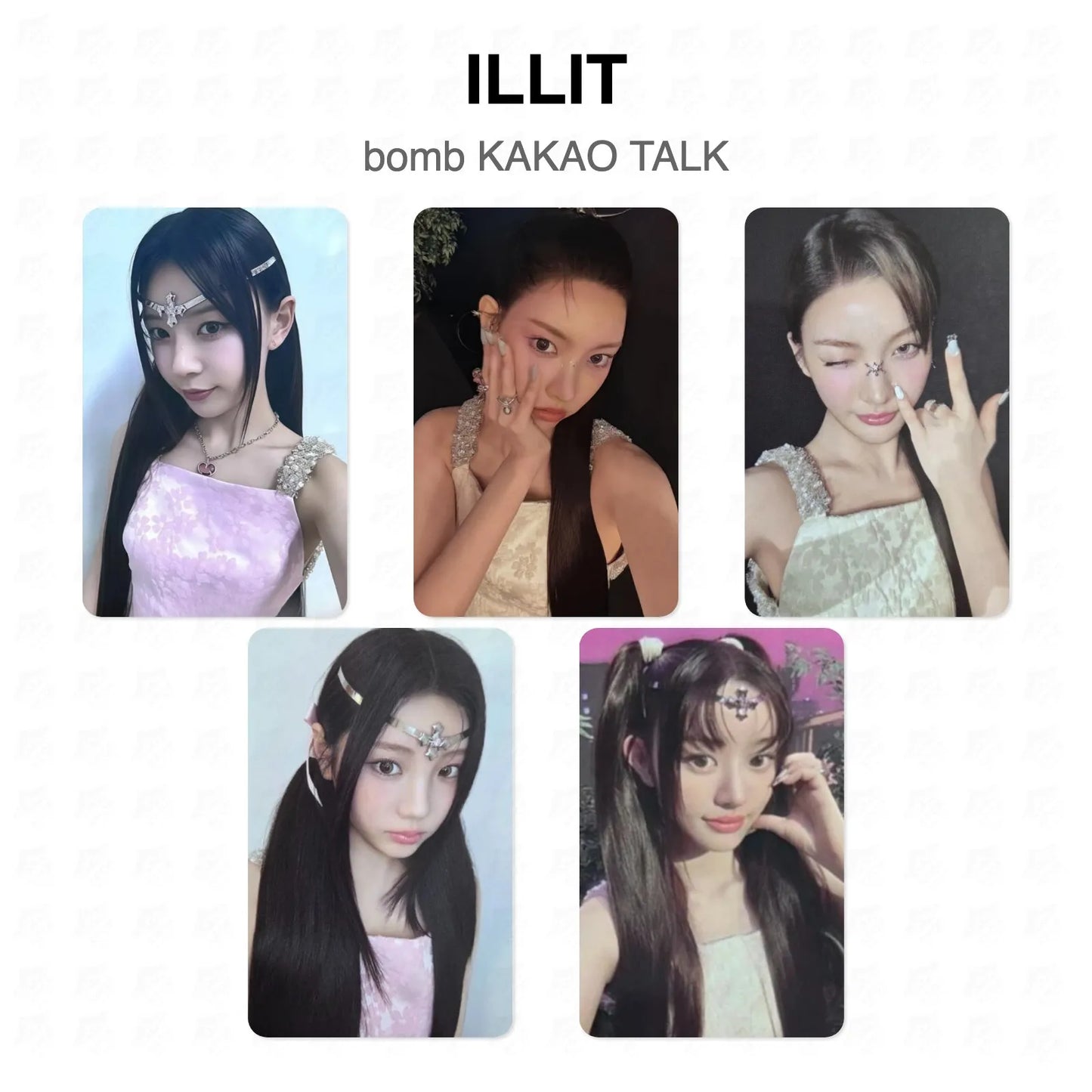 ILLIT bomb KAKAO TALK Official Photocard