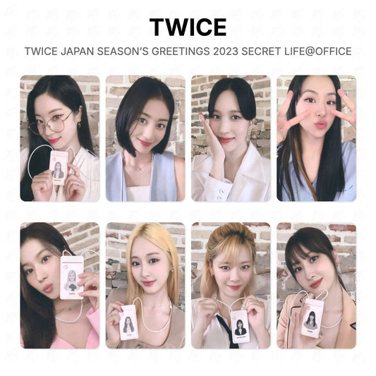 TWICE JAPAN SEASON’S GREETINGS 2023 SECRET LIFE@OFFICE Official Photocard