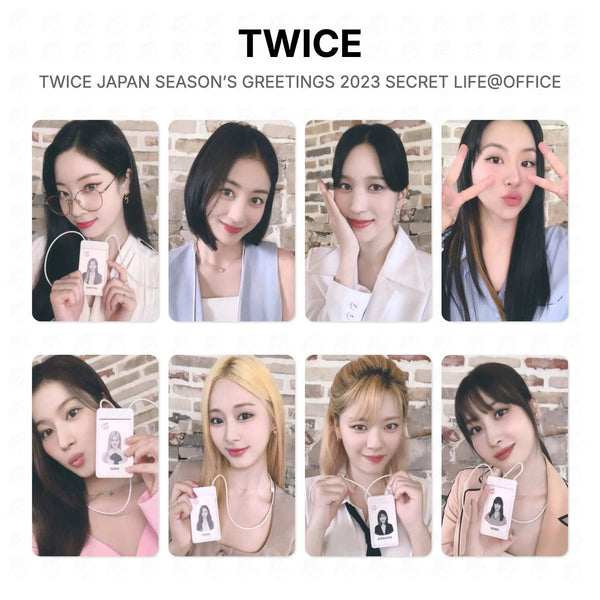 TWICE JAPAN SEASON’S GREETINGS 2023 SECRET LIFE@OFFICE Official Photocard