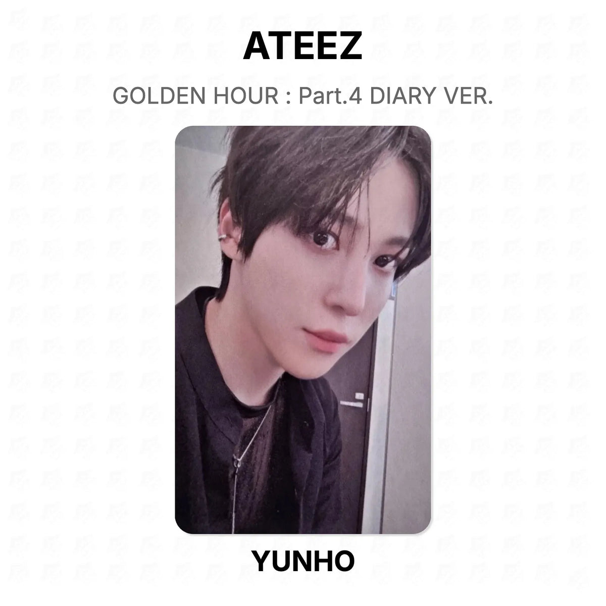 ATEEZ GOLDEN HOUR : Part.4 DIARY VER. Official Photocard