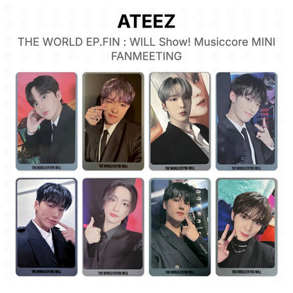ATEEZ THE WORLD EP.FIN : WILL Show! Musiccore MINI FANMEETING Official Photocard