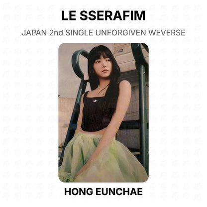 LE SSERAFIM JAPAN 2nd SINGLE UNFORGIVEN WEVERSE Official Photocard
