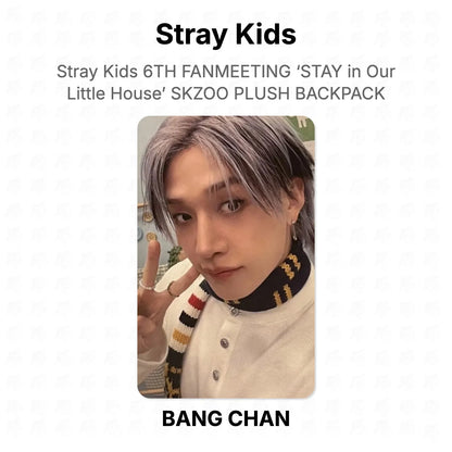 Stray Kids 6TH FANMEETING ‘STAY in Our Little House’ SKZOO PLUSH BACKPACK Official Photocard