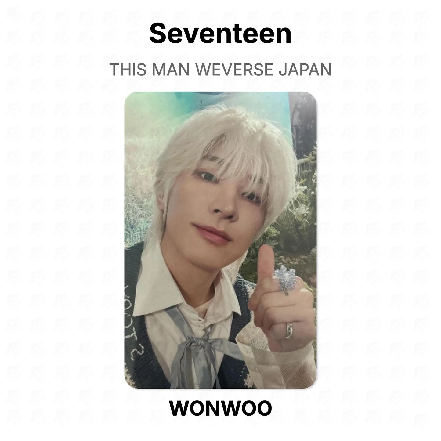 Seventeen THIS MAN WEVERSE JAPAN Official Photocard