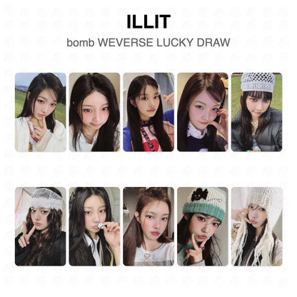ILLIT bomb WEVERSE LUCKY DRAW Official Photocard