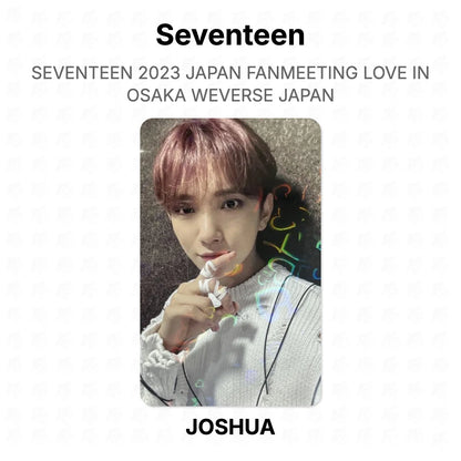 Seventeen 2023 JAPAN FANMEETING LOVE IN OSAKA WEVERSE JAPAN Official Photocard