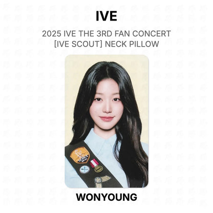 IVE 2025 IVE THE 3RD FAN CONCERT [IVE SCOUT] NECK PILLOW Official Photocard