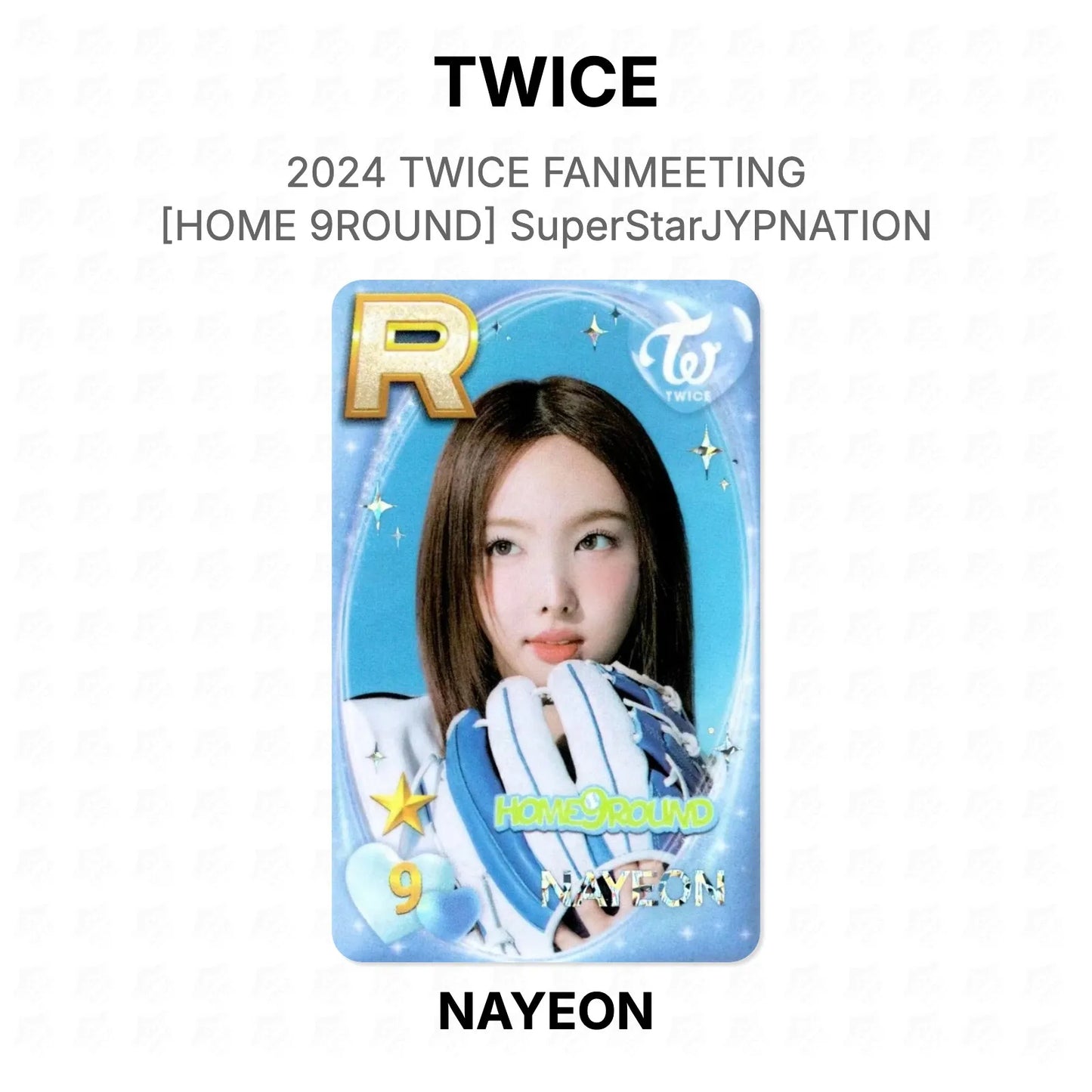 TWICE 2024 TWICE FANMEETING [HOME 9ROUND] SuperStarJYPNATION Official Photocard