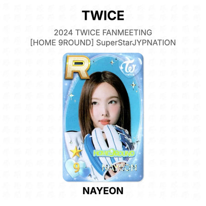 TWICE 2024 TWICE FANMEETING [HOME 9ROUND] SuperStarJYPNATION Official Photocard