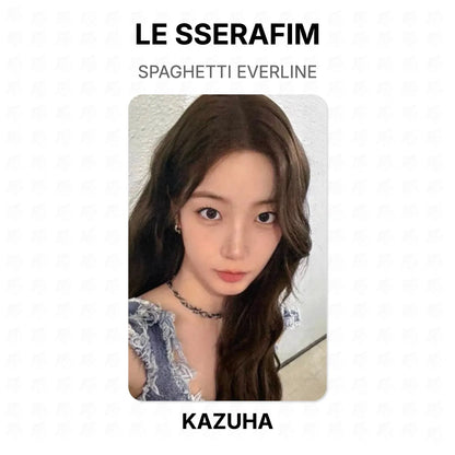 LE SSERAFIM SPAGHETTI EVERLINE Official Photocard