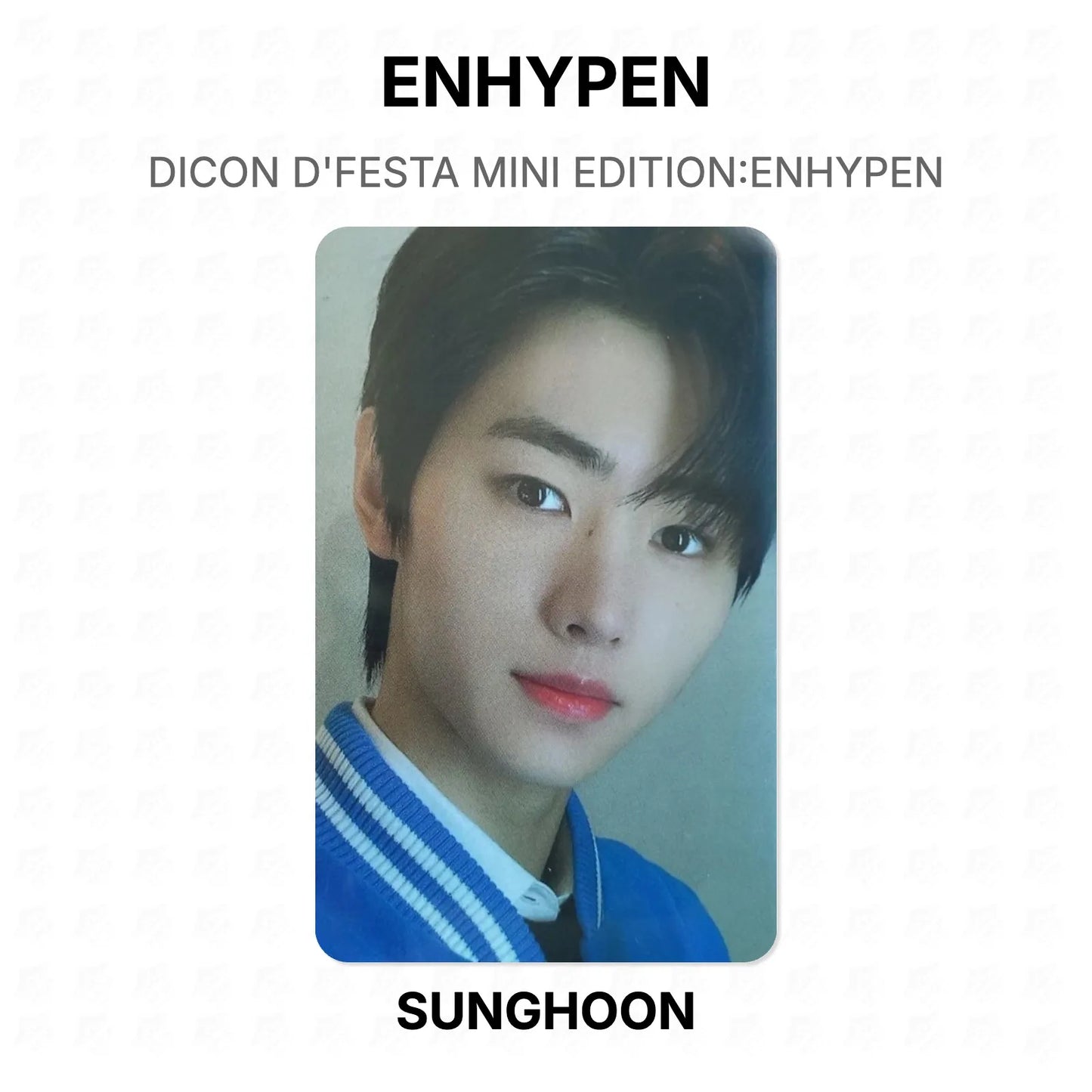 ENHYPEN DICON D'FESTA MINI EDITION:ENHYPEN Official Photocard