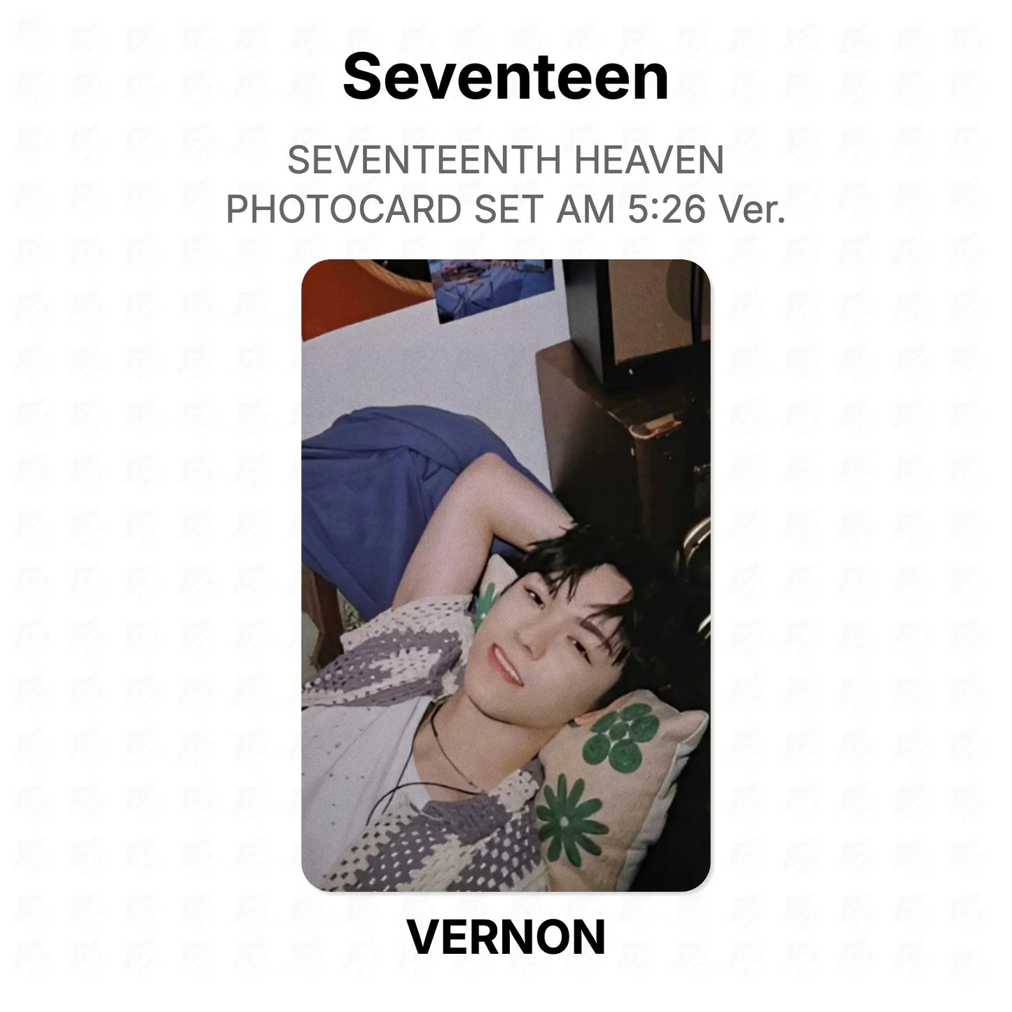 Seventeen SEVENTEENTH HEAVEN PHOTOCARD SET AM 5:26 Ver. Official Photocard