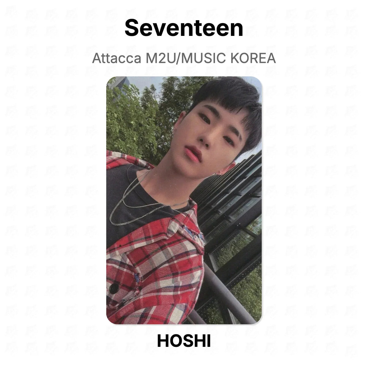 Seventeen Attacca M2U/MUSIC KOREA Official Photocard