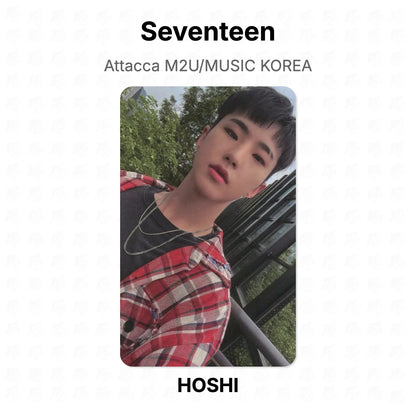 Seventeen Attacca M2U/MUSIC KOREA Official Photocard