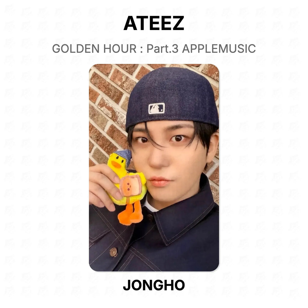 ATEEZ GOLDEN HOUR : Part.3 APPLEMUSIC Official Photocard