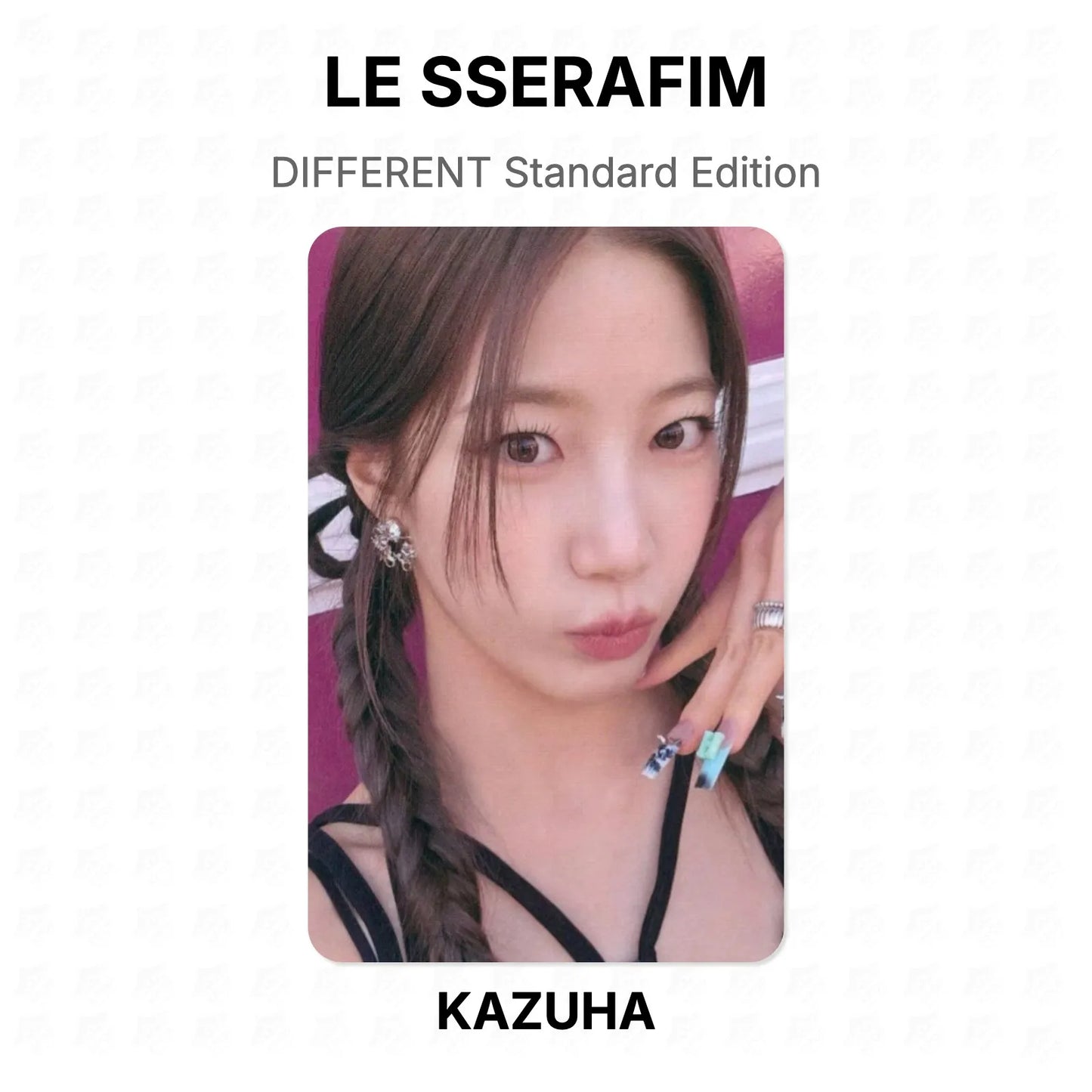 LE SSERAFIM DIFFERENT Standard Edition Official Photocard