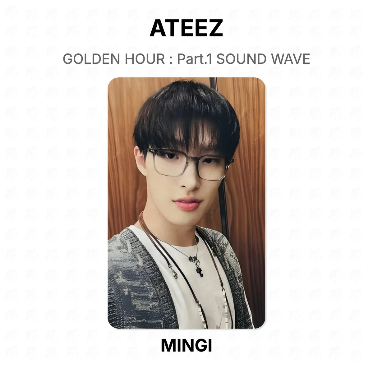 ATEEZ GOLDEN HOUR : Part.1 SOUND WAVE Official Photocard