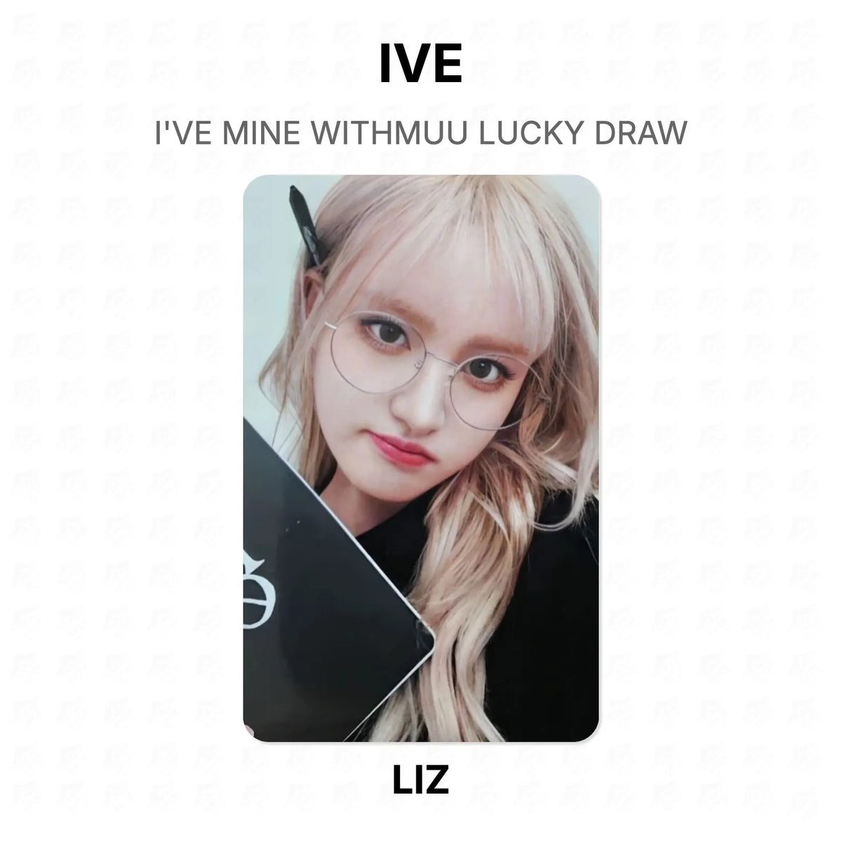 IVE I'VE MINE WITHMUU LUCKY DRAW Official Photocard