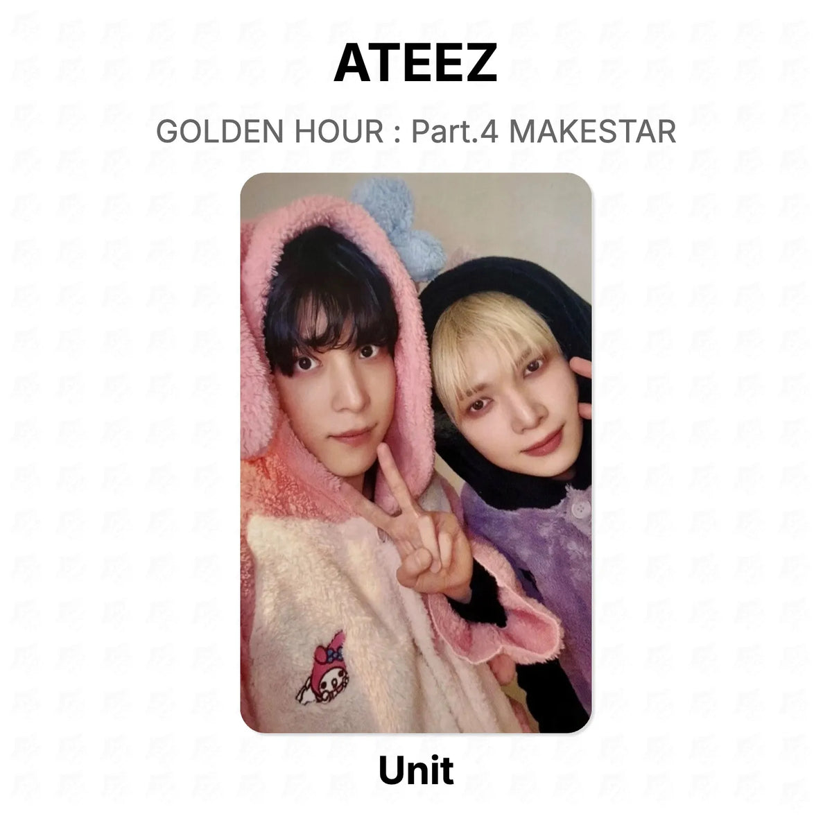 ATEEZ GOLDEN HOUR : Part.4 MAKESTAR Official Photocard