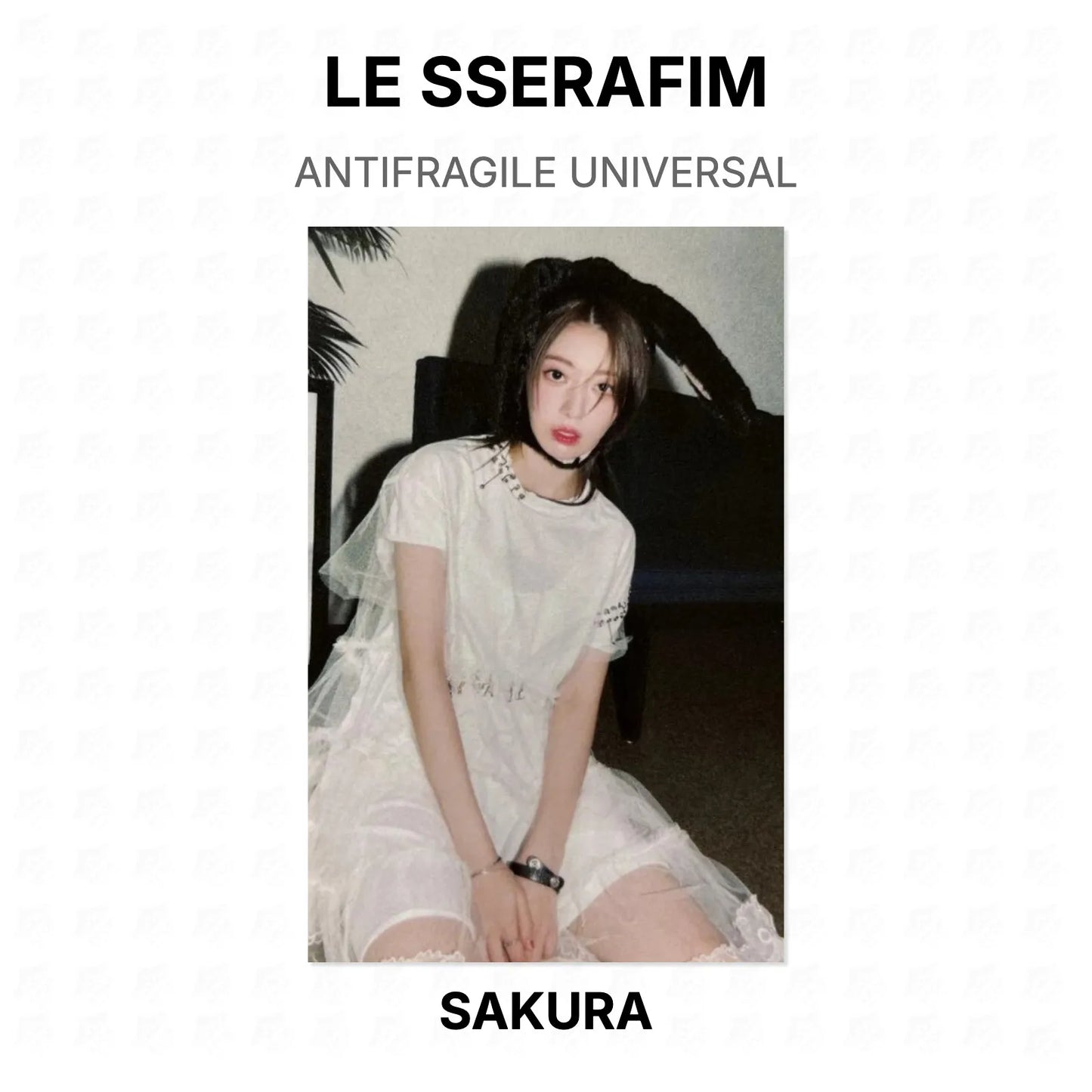 LE SSERAFIM ANTIFRAGILE UNIVERSAL Official Photocard