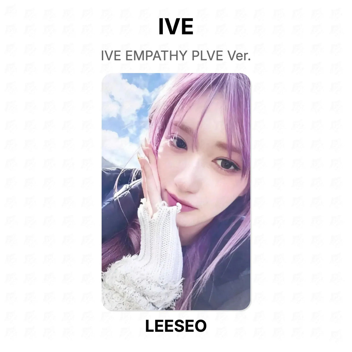 IVE EMPATHY PLVE Ver. Official Photocard