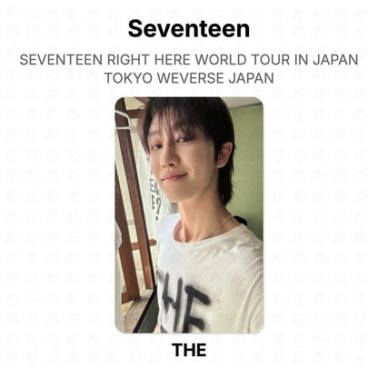 Seventeen RIGHT HERE WORLD TOUR IN JAPAN TOKYO WEVERSE JAPAN Official Photocard