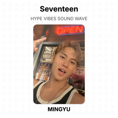 Seventeen HYPE VIBES SOUND WAVE Official Photocard