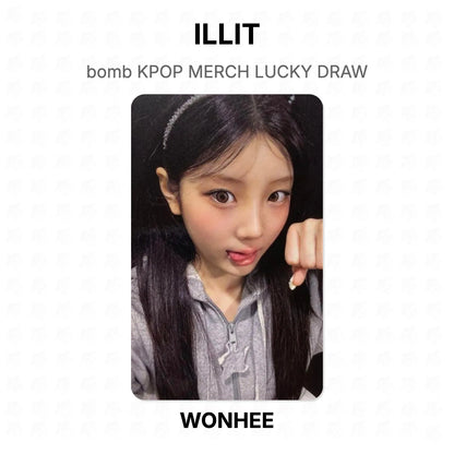 ILLIT bomb KPOP MERCH LUCKY DRAW Official Photocard