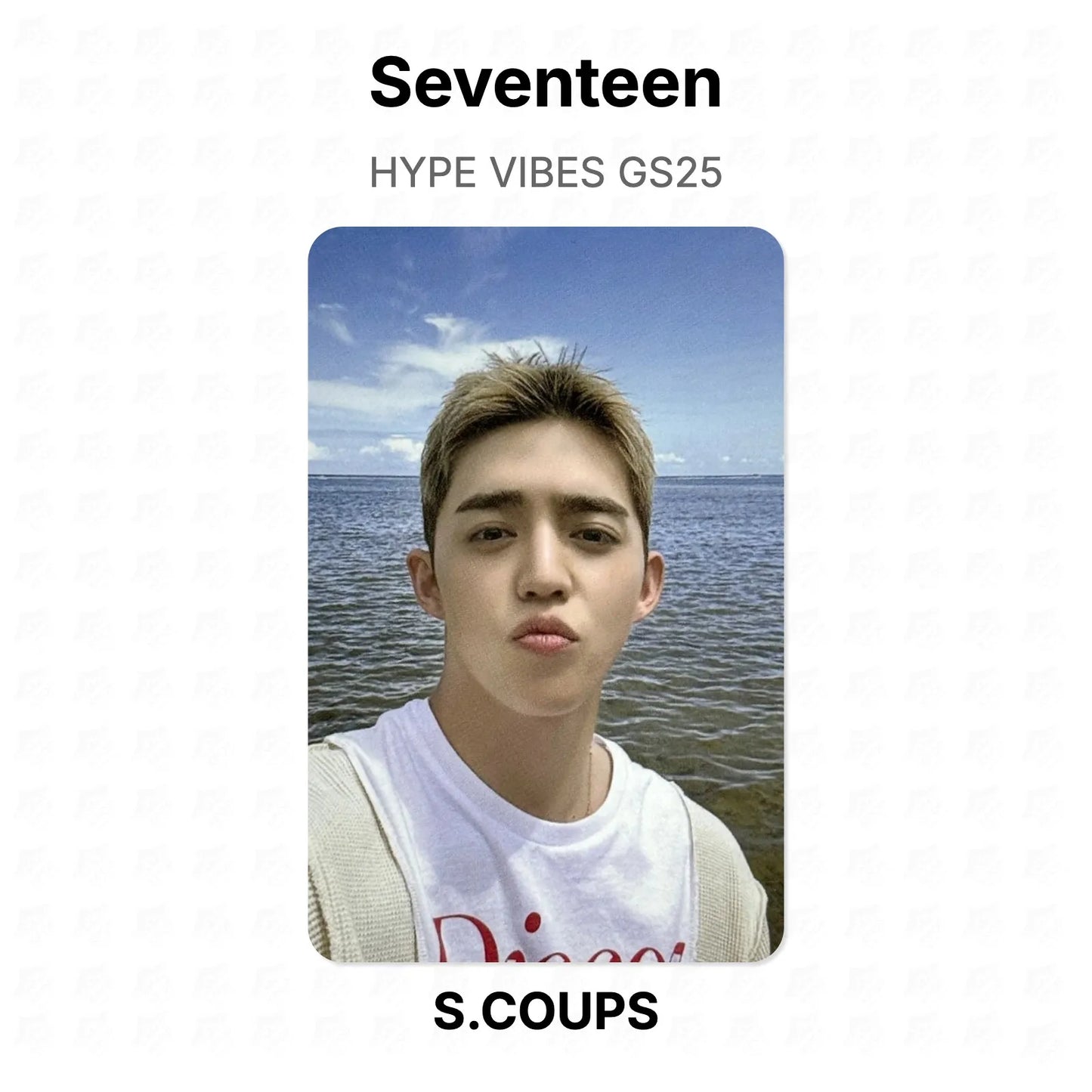 Seventeen HYPE VIBES GS25 Official Photocard