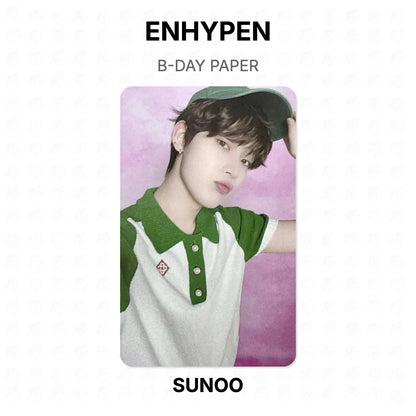 ENHYPEN B-DAY PAPER Official Photocard