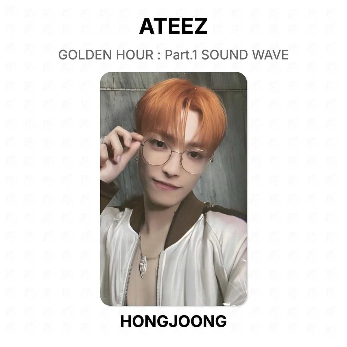 ATEEZ GOLDEN HOUR : Part.1 SOUND WAVE Official Photocard