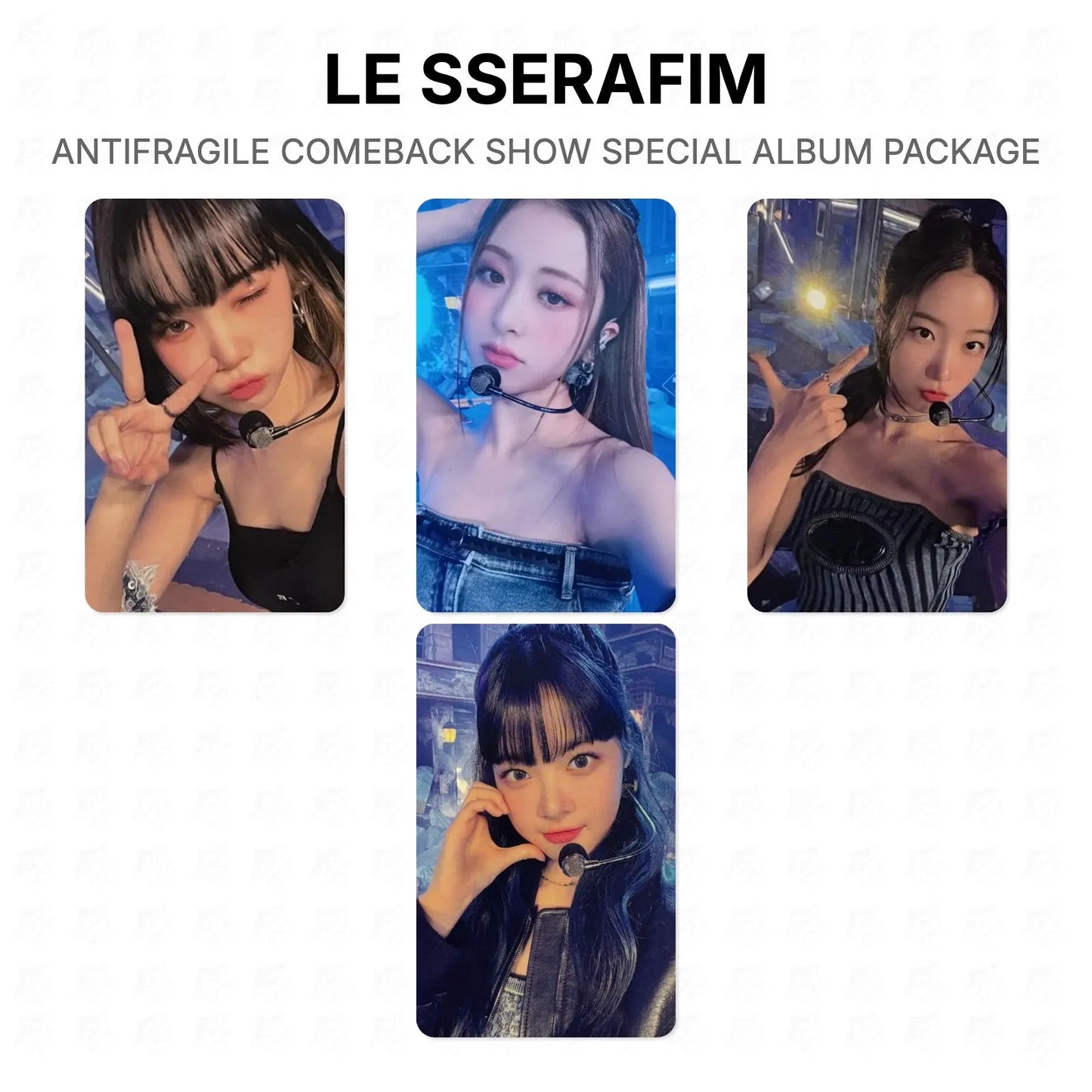 LE SSERAFIM ANTIFRAGILE COMEBACK SHOW SPECIAL ALBUM PACKAGE Official Photocard