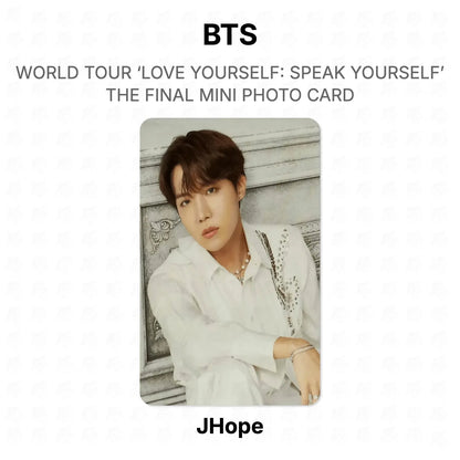 BTS WORLD TOUR ‘LOVE YOURSELF: SPEAK YOURSELF’ THE FINAL MINI PHOTO CARD photocard oficial