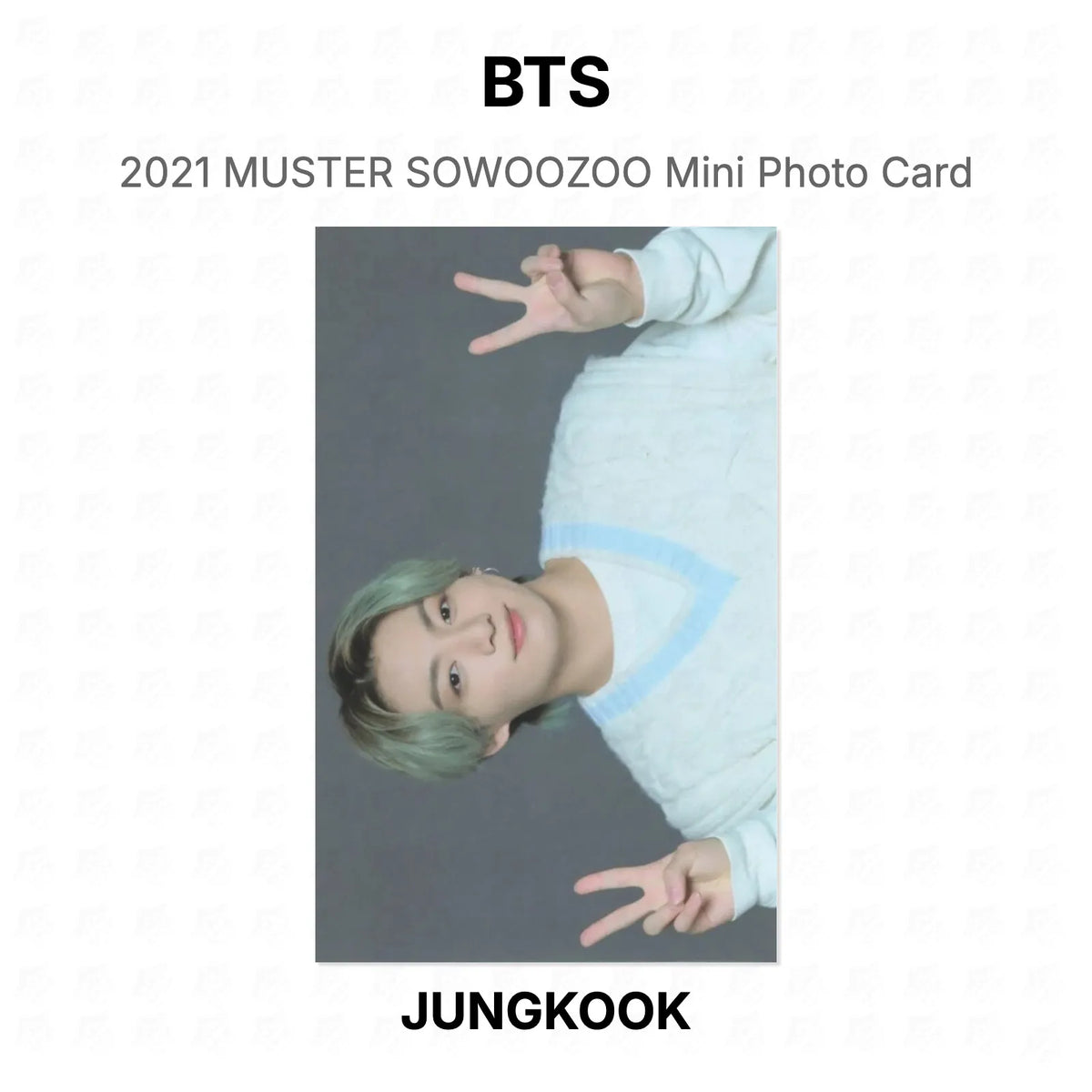 BTS 2021 MUSTER SOWOOZOO Mini Photo Card โฟโต้การ์ดของแท้